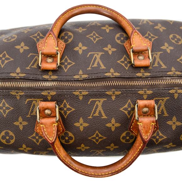 Authentic Vintage 1988 Louis Vuitton Monogram Canvas Speedy 40 - Picture 7 of 16